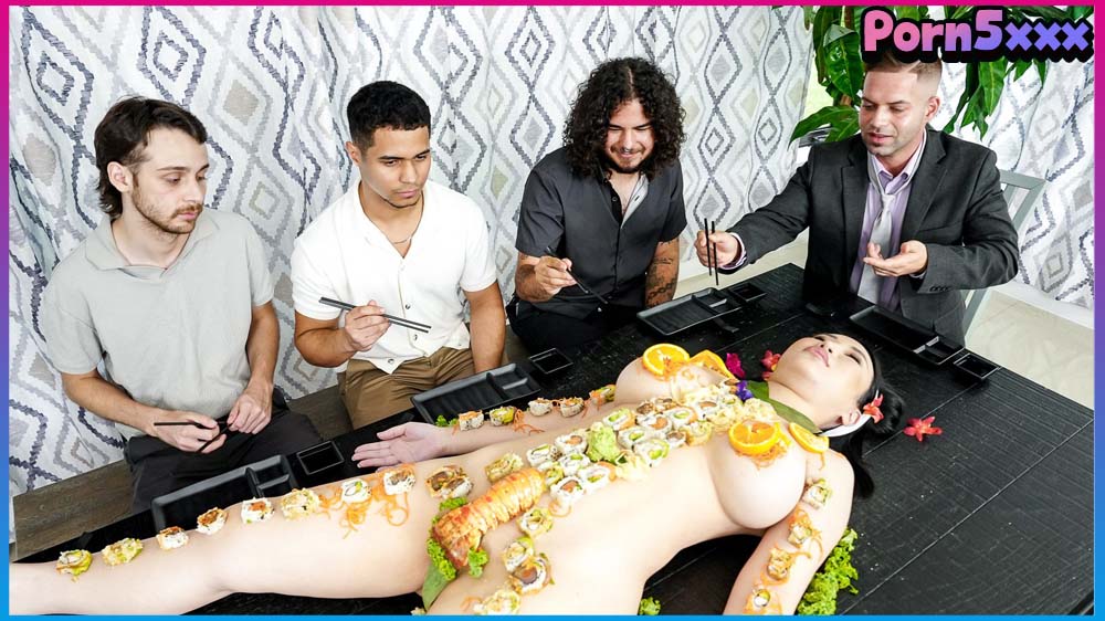 Emerald Loves Nicky Rebel Suki Sin Busty-Asian-Chef-porn ซูชิ ซูชิเปลือย นมใหญ่