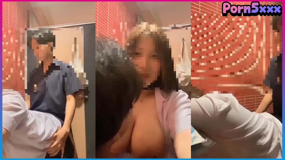 คลิปหลุดเด็ดดูฟรี วัยรุ่นไทย นักศึกษา เย็ดกันในวิลัยคาห้องน้ำครู นมแม่งโคตรใหญ่ ขึ้นขย่มคว ขย่มควย คลิปหลุดนักศึกษา คลิปหลุดน