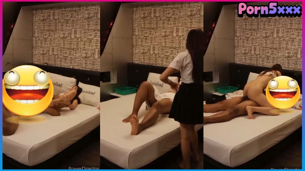 คลิปงานแรร์ นักศึกษาไซด์ไลน์ ก่อนน้องกลับบ้านปีใหม่ นัดมาเย็ดสักหน่อยให้หายคิดถึง 2 น้ำเต็ ขายตัว คลิปหลุดแอบถ่าย นักศึกษา